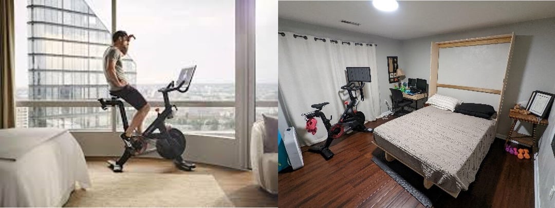 Smart bike at home