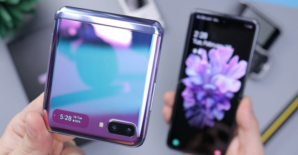 samsung galaxy z flip foldable smartphone